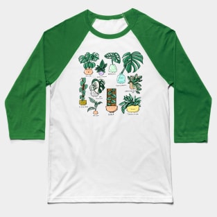 Monstera Family Baseball T-Shirt